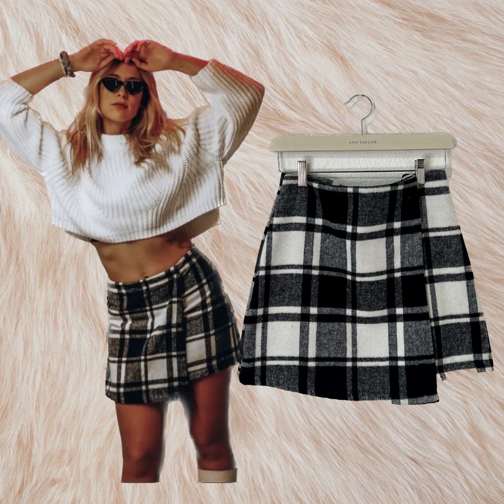 ZAFUL Plaid Mini Skirt
